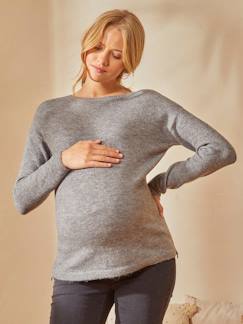 Vêtements de grossesse-Pull devant/dos grossesse et allaitement