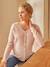 Pull devant/dos grossesse et allaitement gris+noir+rose saumon clair 
