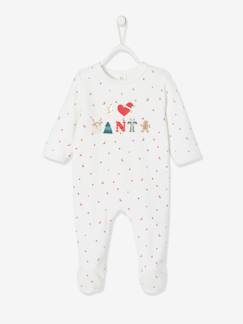 Pyjamas du grand soir-Dors-bien velours en velours bébé Noël