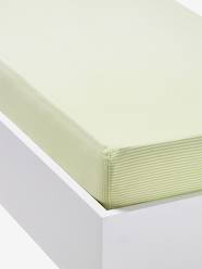 Gestreiftes Spannbettlaken 'Freunde'  