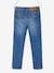 Jungen Straight-Fit-Jeans WATERLESS, Hüftweite REGULAR Oeko Tex, Bundweite verstellbar blue stone+dark blue 