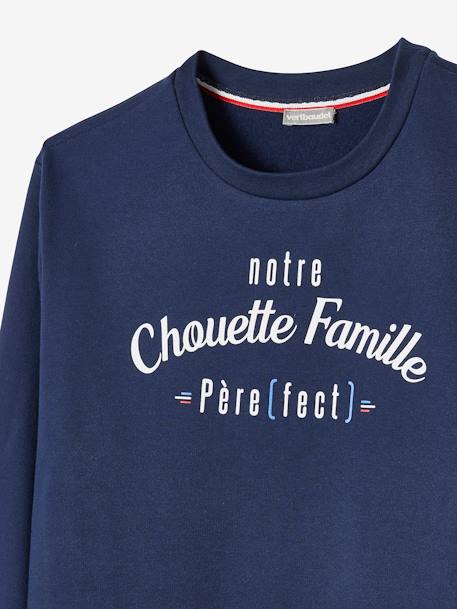 Sweatshirt für ihn aus der Kollektion: Notre Chouette Famille x vertbaudet MARINE 