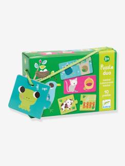 Spielzeug-Lernspiele-Puzzle-Duo-Puzzle „Habitat“ DJECO