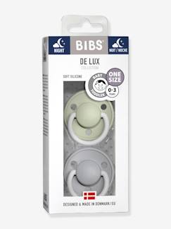 Babyartikel-Essen-2er-Pack Schnuller DE LUX, 0-36 Monate BIBS, Silikon
