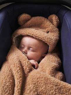 Bébé-Nid d'ange transformable en tapis à langer peluche 