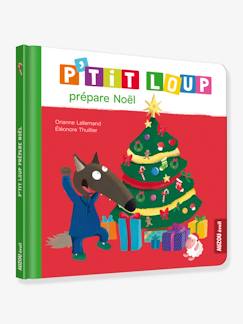Spielzeug-Bücher (französisch)-Bilderbücher und Stoffbücher-Französischsprachiges Kinderbuch - P'tit Loup prépare Noël - AUZOU