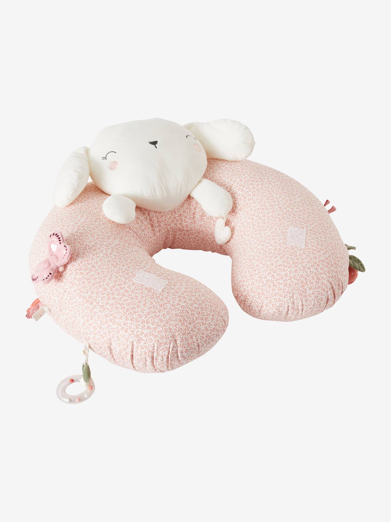 Coussin Bebe Des Decouvertes Orange Jouet