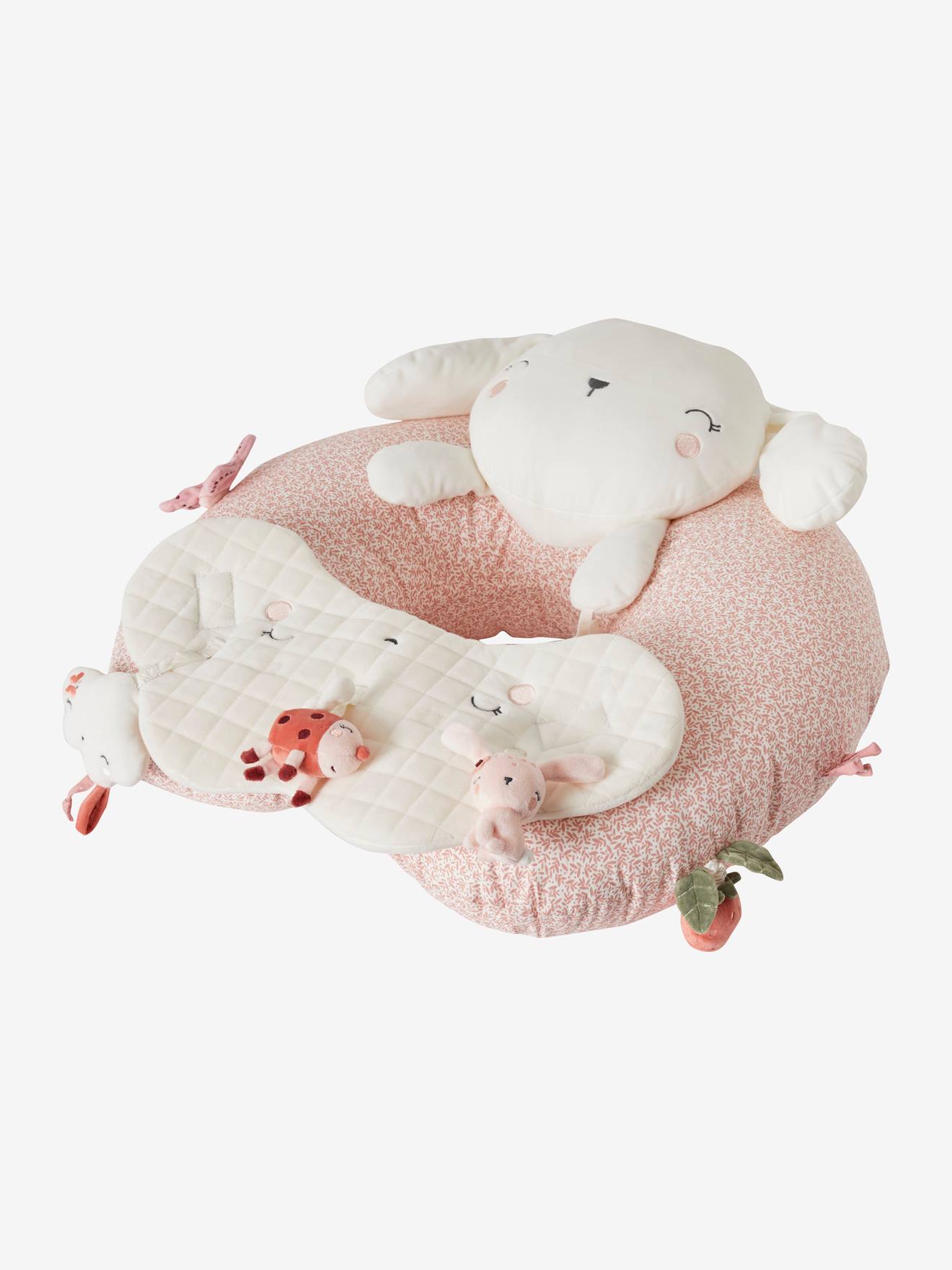 Coussin Bebe Des Decouvertes Orange Jouet