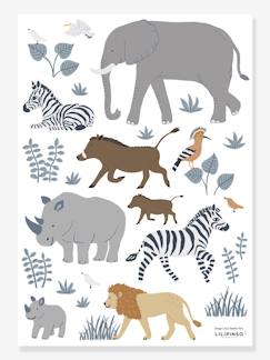 -Kinderzimmer Wandsticker Tiere der Savanne LILIPINSO