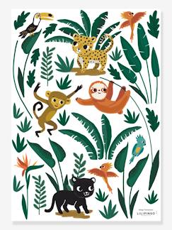 Bettwäsche & Dekoration-Dekoration-Tapete, Sticker-Kinderzimmer Wandsticker ,,Tierwelt des Dschungels" LILIPINSO