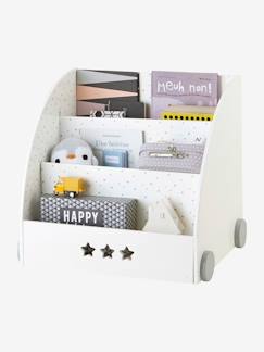 Zimmer und Aufbewahrung-Aufbewahrung-Truhe, Aufbewahrung für Spielzeug-Bücherregal "Sirius" für Kinderzimmer