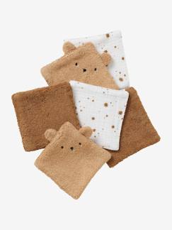 Babyartikel-Babytoilette-6er-Pack Waschlappen mit Aufbewahrungsbeutel BÄR Oeko-Tex