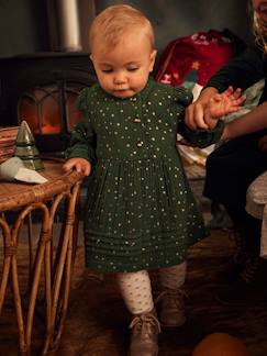 Bébé-Robe, jupe-Robe en gaze de coton bébé ouverture décalée