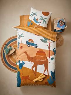 Linge de maison et décoration-Parure de fourre de duvet + taie d'oreiller enfant WILD SAHARA Oeko-Tex®
