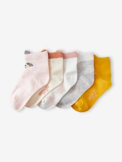 Mädchen-Unterwäsche-5er-Pack Mädchen Socken, Tiere Oeko-Tex®