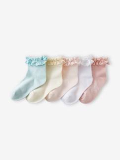 Festliche Mode für Baby-5er-Pack Socken Baby Mädchen