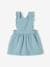 Mädchen Baby Latzkleid, Musselin ALTROSA+aquamarin+lila 