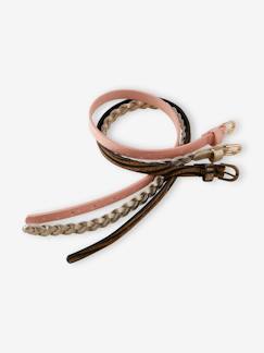Fille-Accessoires-Lot de 3 ceintures fines fille Oeko Tex®