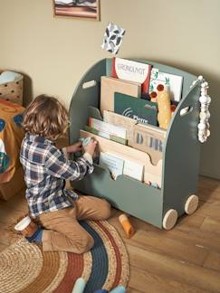 Chambre et rangement-Rangement-Etagère pour livres à roulettes LIGNE SCHOOL