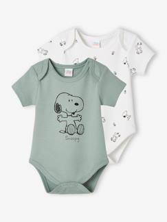 Baby-Body-2er-Pack Jungen Baby Kurzarmbodys PEANUTS ® SNOOPY