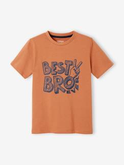 Junge-T-Shirt, Poloshirt, Unterziehpulli-Jungen T-Shirt mit Schriftzug