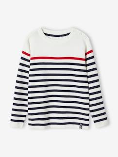 Junge-Gestreifter Jungen Pullover