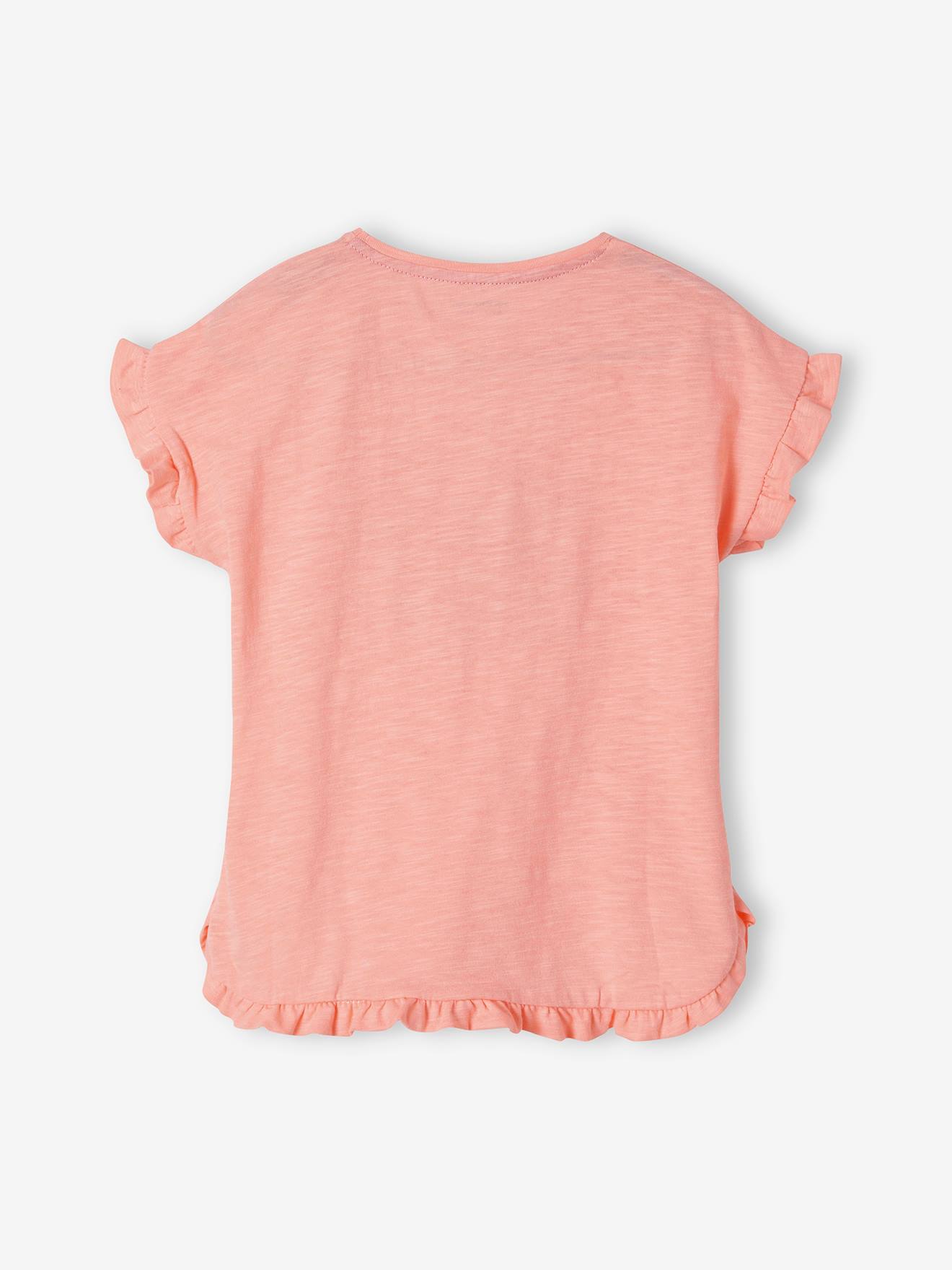 Baby T-Shirt Kurzarmshirt Mädchen Gr.74,80,86 rosa weiß NEU Sommer 