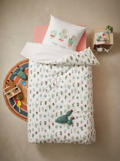 Linge de maison et décoration-Linge de lit enfant-Fourre de duvet-Parure de fourre de duvet + taie d'oreiller enfant CACTUS