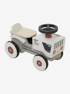Spielzeug-Erstes Spielzeug-Schaukeltiere, Lauflernwagen-Rutschfahrzeug „Traktor“ aus Holz FSC®