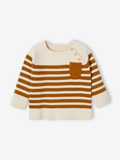 Baby-Pullover, Strickjacke, Sweatshirt-Pullover-Baby Pullover, Streifen