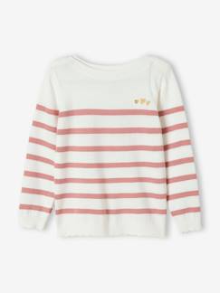 Mädchen-Pullover, Strickjacke, Sweatshirt-Mädchen Ringelpullover