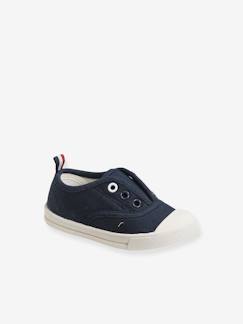 Schuhe-Jungen Baby Stoff-Sneakers mit Gummizug