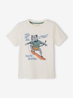 Garçon-T-shirt, polo, sous-pull-Tee-shirt animal skateur garçon