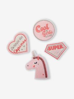 Mädchen-Accessoires-Weitere Accessoires-4er-Pack Mädchen Bügel-Applikationen