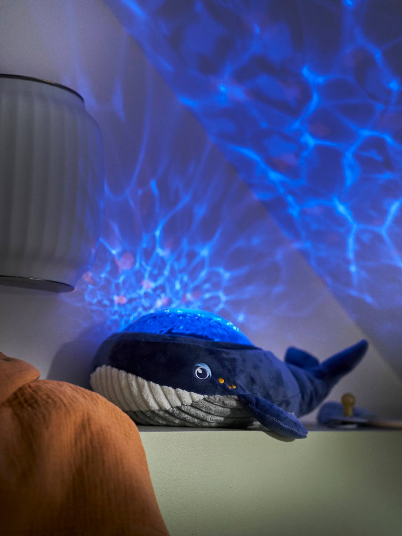 Pabobo Veilleuse/projecteur Baleine Aqua Dream