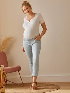 Umstandsmode-Hose-Umstands-Jeans in 7/8-Länge