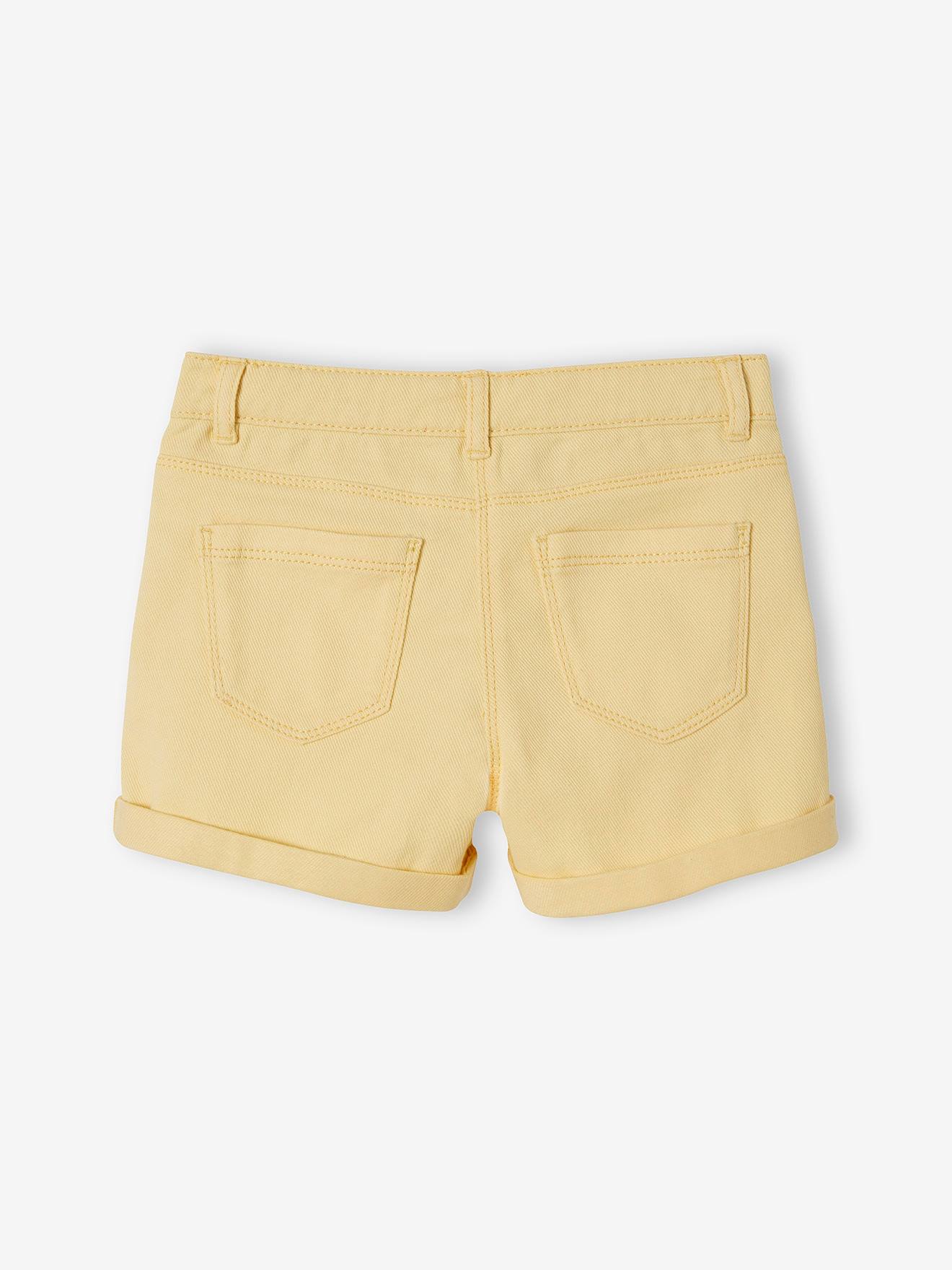 Short best sale jaune fille