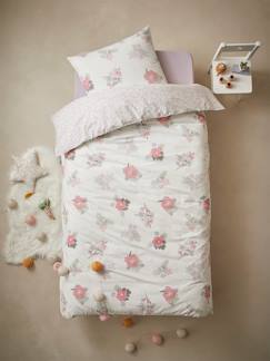 Idées déco pour une chambre partagée-Parure fourre de duvet + taie d'oreiller enfant BOUQUET DE R VES