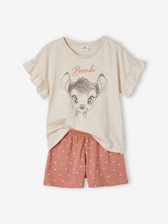 Mädchen-Pyjama, Overall-Kurzer Mädchen Schlafanzug Disney BAMBI