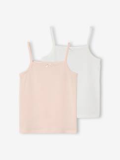 Mädchen-Unterwäsche-Unterhemd-2er-Pack Mädchen Trägertops