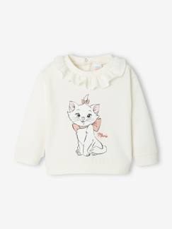 -Mädchen Baby Sweatshirt mit Kragen Disney ARISTOCATS MARIE