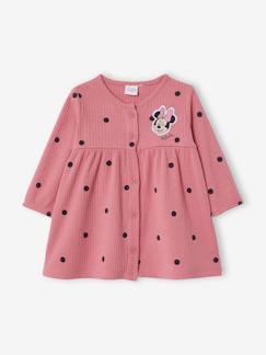 Disney Minnie Mouse Kleid Kragen Blumenmuster rosa pink 80 86 92 neu