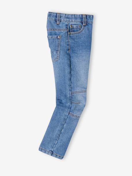 Die „Unverwüstliche“, robuste Jungen Straight-Jeans „waterless“, Hüftweite REGULAR denim brut+denim stone 