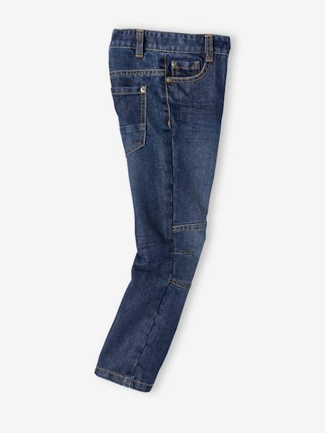 Jean droit MorphologiK indestructible MEDIUM 'waterless' garçon denim brut+STONE 