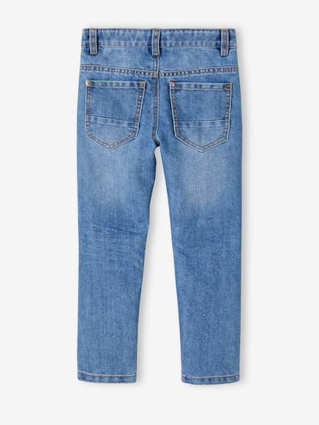 Die „Unverwüstliche“, robuste Jungen Straight-Jeans „waterless“, Hüftweite REGULAR denim brut+denim stone 