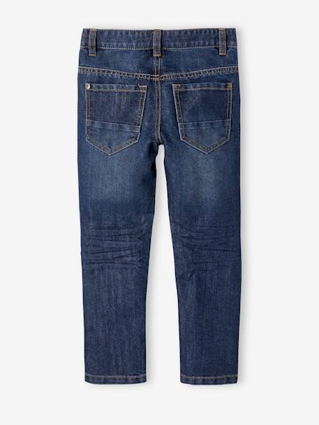 Jean droit MorphologiK indestructible MEDIUM 'waterless' garçon denim brut+STONE 