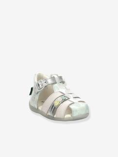 Chaussures-Chaussures bébé 17-26-Marche fille 19-26-Sandales cuir bébé Bigfly-2 Iconique Biboo KICKERS®