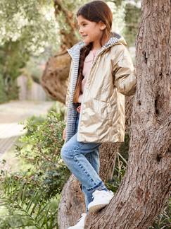 20% auf Mantel und Schuhe-Wendbare Mädchen Regenjacke mit Wattierung aus Recycling-Polyester
