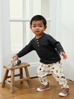 Bébé-Ensemble-Ensemble bébé T-shirt et pantalon en molleton