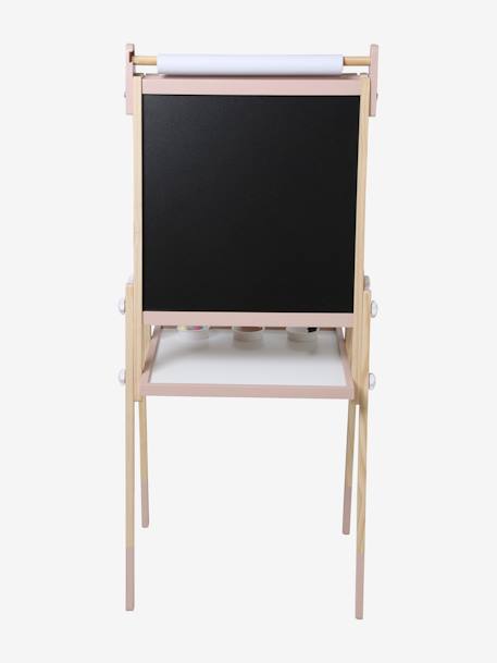 3-in-1 Tafel mit Mal-Zubehör, Holz FSC® mehrfarbig+rosa 